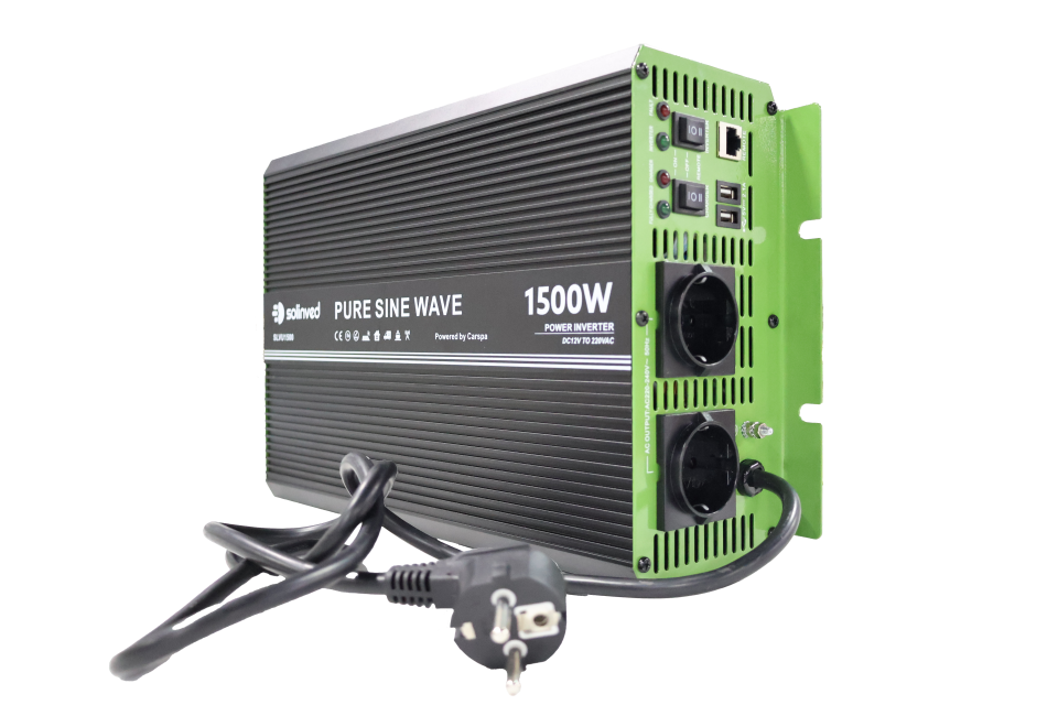 Solinved SLVU Serisi 1500W Tam Sinüs UPS Şarjlı İnverter 12V