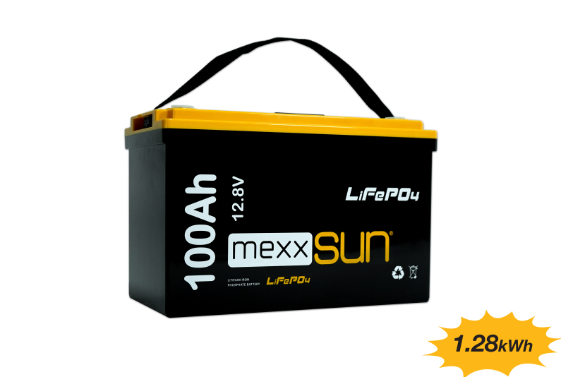 MEXXSUN LİTYUM AKÜ 12.8V 100 AH(LİFEPO4)1280WH