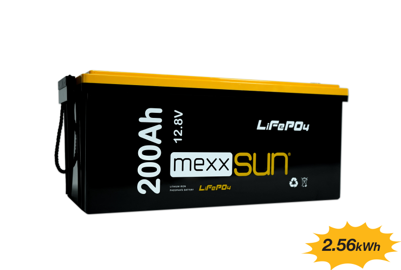 MEXXSUN LİTYUM AKÜ 12.8V 200 AH(LİFEPO4)2560WH