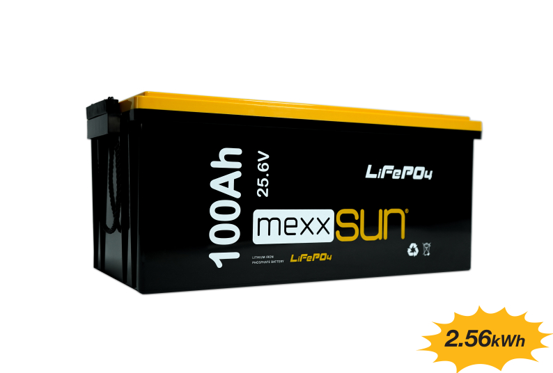 MEXXSUN LİTYUM AKÜ 25.6V 100 AH(LİFEPO4)2560WH