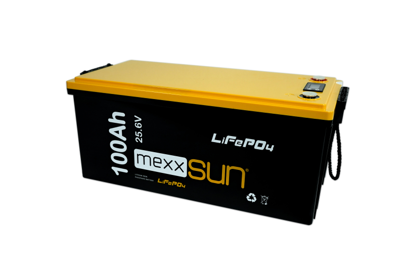 MEXXSUN LİTYUM AKÜ 25.6V 100 AH(LİFEPO4)2560WH