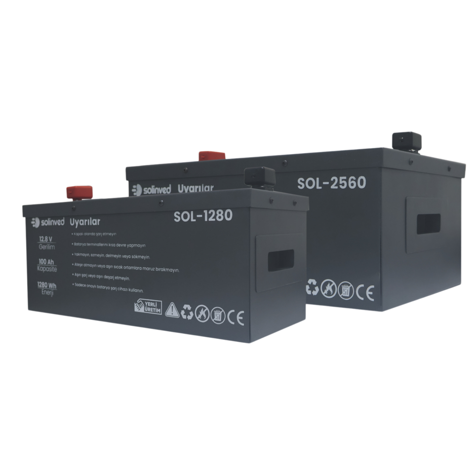 SOLİNVED 12.8 V 100AH LIFEPO4 AKÜ