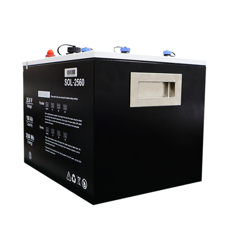 SOLİNVED 25.6 V 100AH LIFEPO4 AKÜ