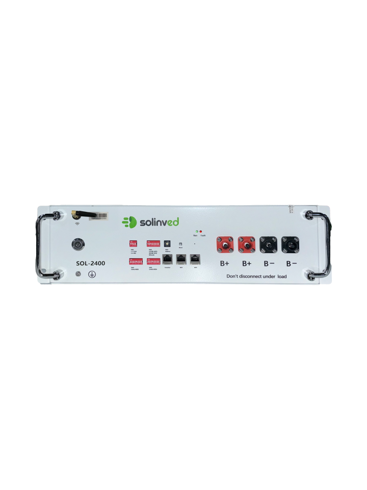 SOLİNVED  51,2 V 50AH RACK Lityum Akü